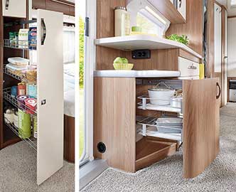 2019 kuhinjska omara z izvlecnim predalom pocitniske prikolice hobby serijska oprema