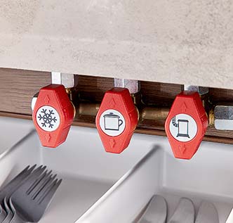 2019 osrednji razdelilnik plina v kuhinji pocitniske prikolice hobby serijska oprema