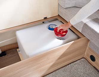 2019 velik rezervoar za cisto vodo pocitniske prikolice hobby serijska oprema